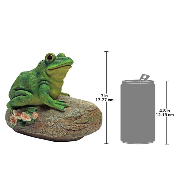 Design Toscano Thurston The Frog Garden Statue And Reviews Wayfair 7252